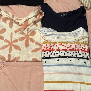 Loft and Lou and Grey haul.  3 size large never worn washed once.
